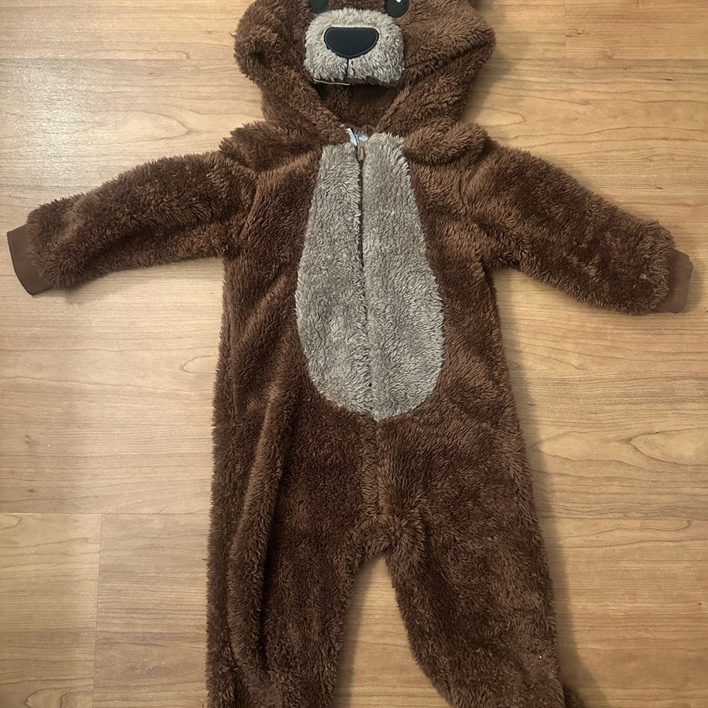 Cozy Brown Bear Kids One Piece